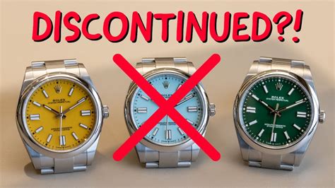 rolex discontinuing oyster perpetual